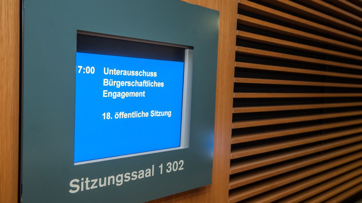 Öffentliche Sitzung des Unterausschusses „Bürgerschaftliches Engagement“ Öffentliche Sitzung des Unterausschusses „Bürgerschaftliches Engagement“